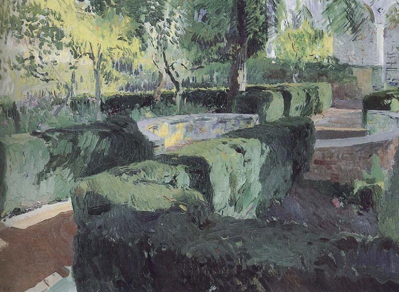 Joaquin Sorolla V Garden oil painting picture